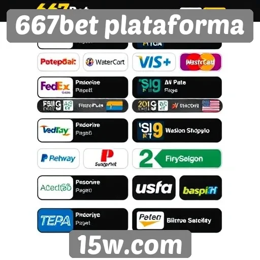 Variedade de métodos de pagamento na 667bet plataforma